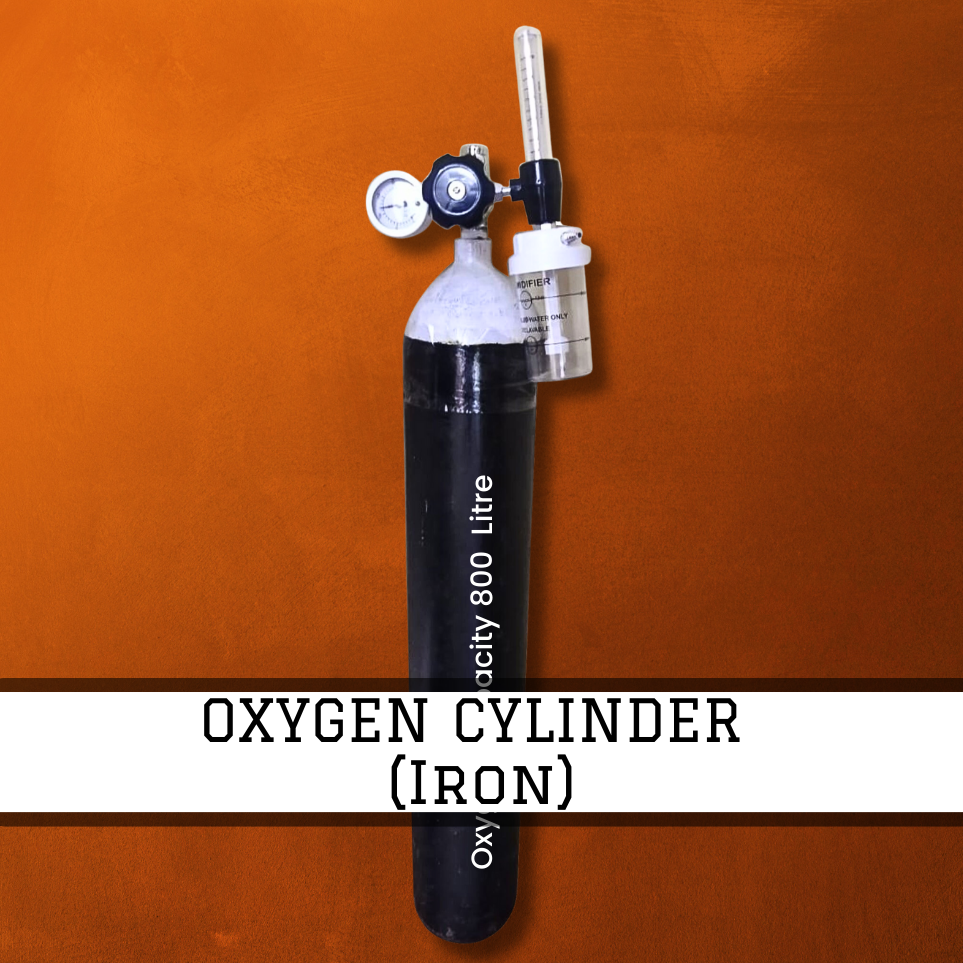 OXYGEN CYLINDER (IRON )