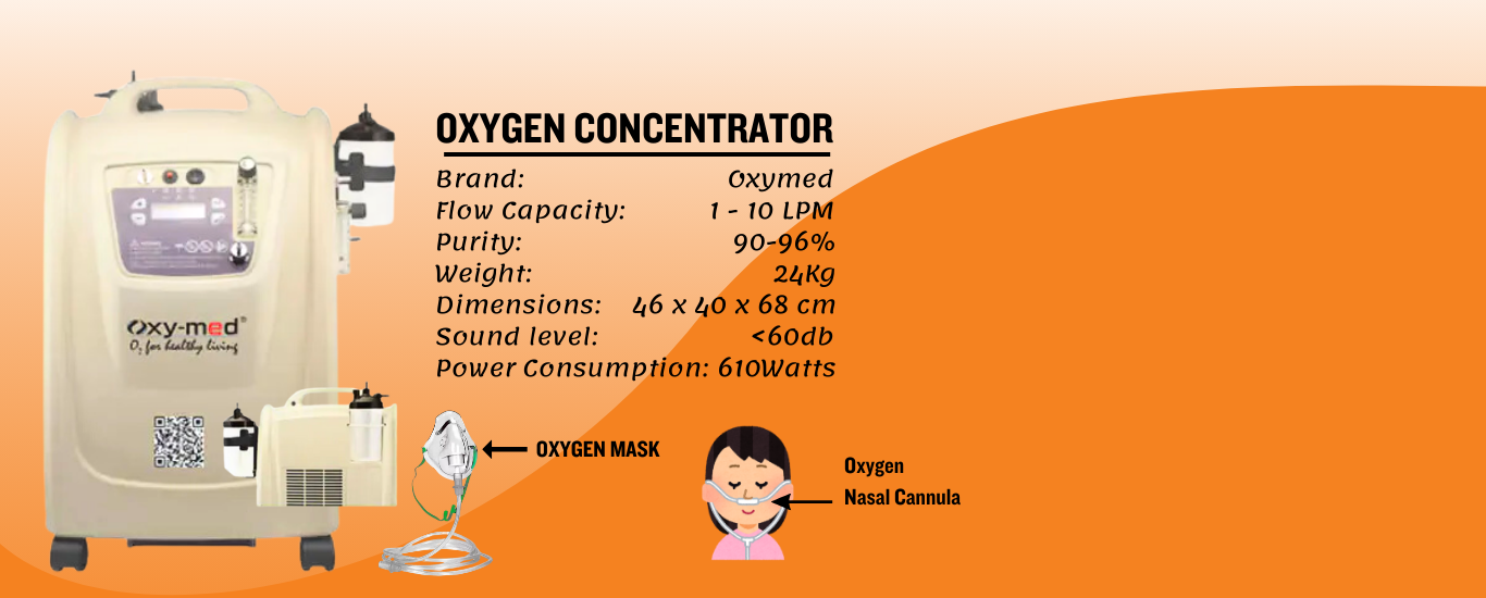 OXYGEN CONCENTRATOR 10 LPM