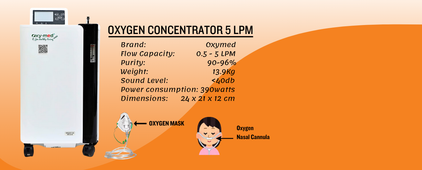 OXYGEN CONCENTRATOR 5 LPM