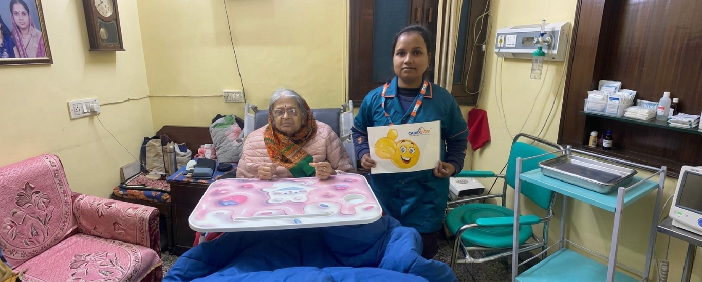 Book Caretaker at Home in Delhi - Male & Female Patient Care 24*7