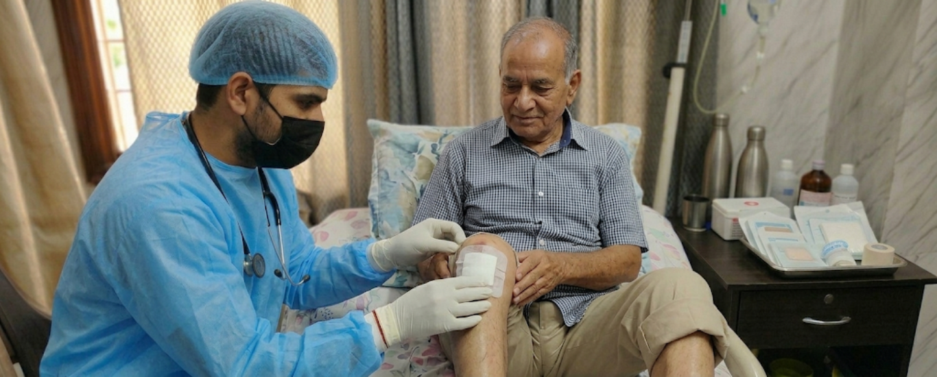 Wound Dressing Services At Home In Delhi