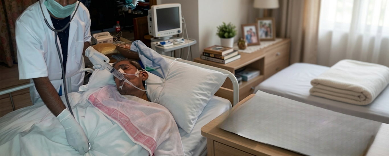 Get a Home Nurse for Ryle's Tube Change | Home Visit Service